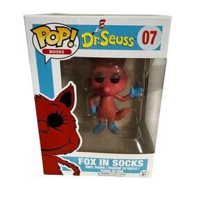 Dr. Seuss Pop Books Fox in Socks 87 Funko Pop Action Figure Gift Toddler